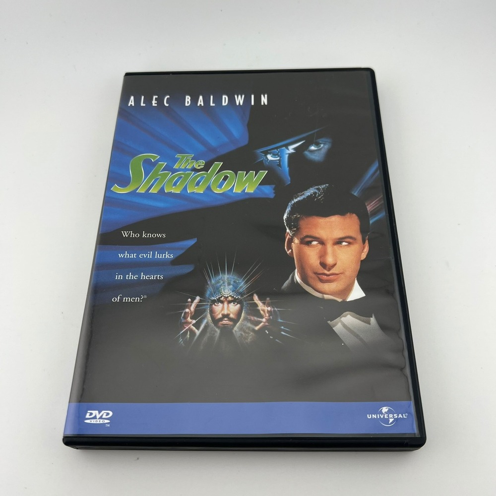 The Shadow DVD‎ 1994 Alec Baldwin Penelope Ann Miller Action Sci-Fi